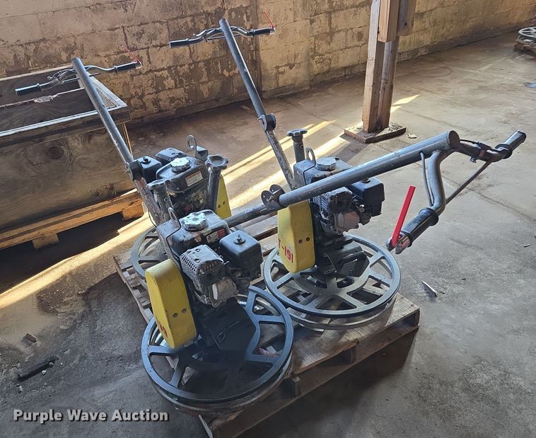 image for item EQ3816 (3) Wacker Neuson CT24-4A power trowels