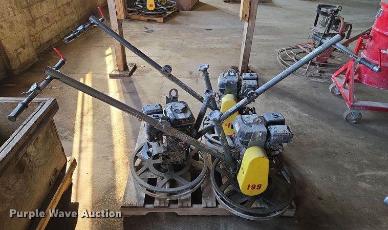 image for item EQ3816 (3) Wacker Neuson CT24-4A power trowels