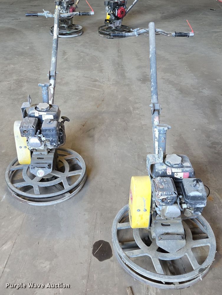 image for item EQ3821 (2) Wacker Neuson CT24-4A power trowels