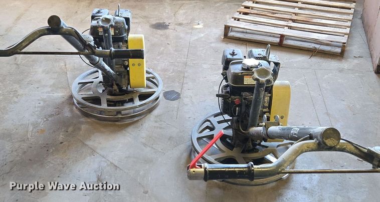 image for item EQ3821 (2) Wacker Neuson CT24-4A power trowels