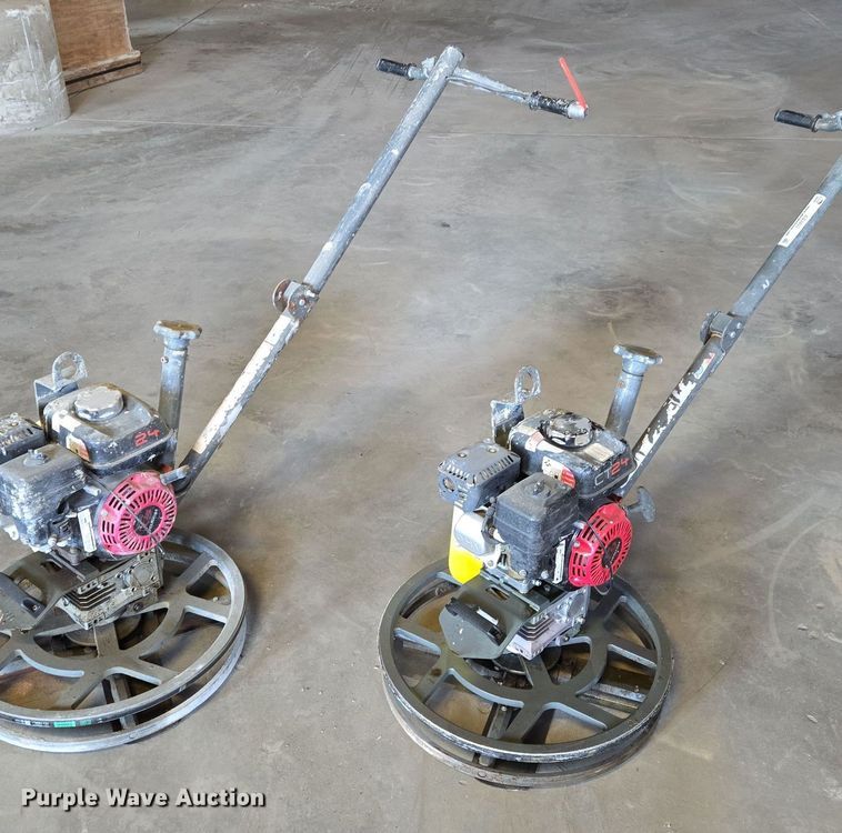 image for item EQ3822 (2) Wacker Neuson CT24-4A power trowels