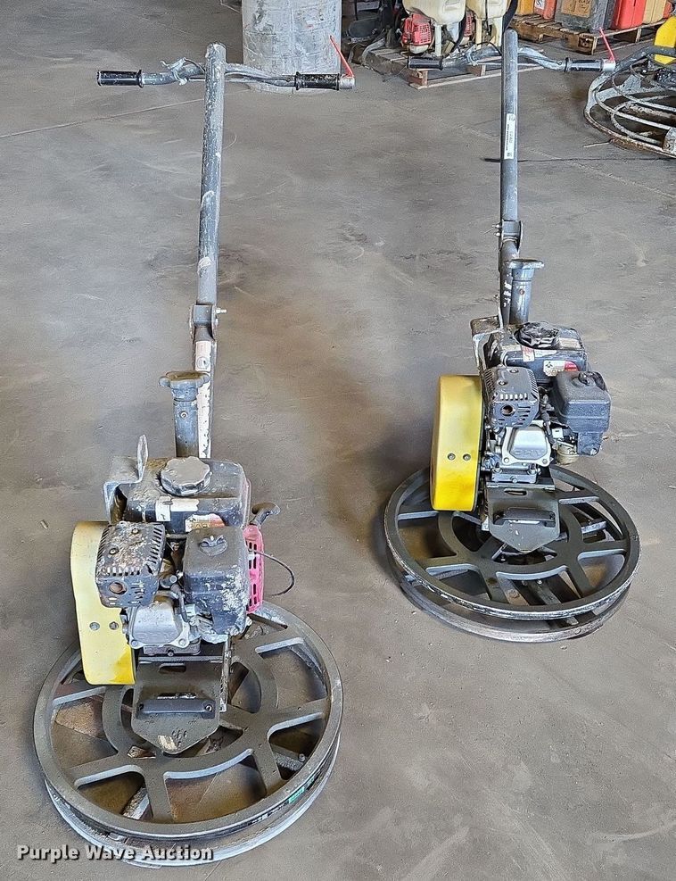 image for item EQ3822 (2) Wacker Neuson CT24-4A power trowels