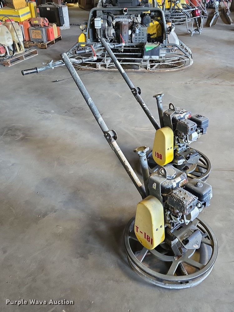 image for item EQ3822 (2) Wacker Neuson CT24-4A power trowels