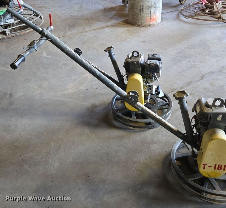 image for item EQ3822 (2) Wacker Neuson CT24-4A power trowels