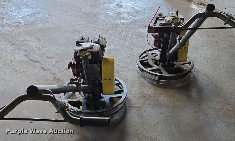 image for item EQ3822 (2) Wacker Neuson CT24-4A power trowels