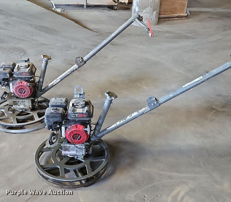 image for item EQ3822 (2) Wacker Neuson CT24-4A power trowels