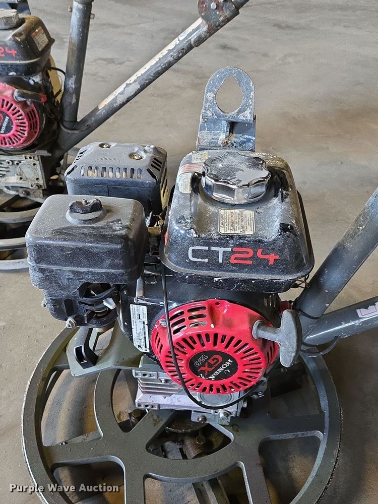 image for item EQ3822 (2) Wacker Neuson CT24-4A power trowels