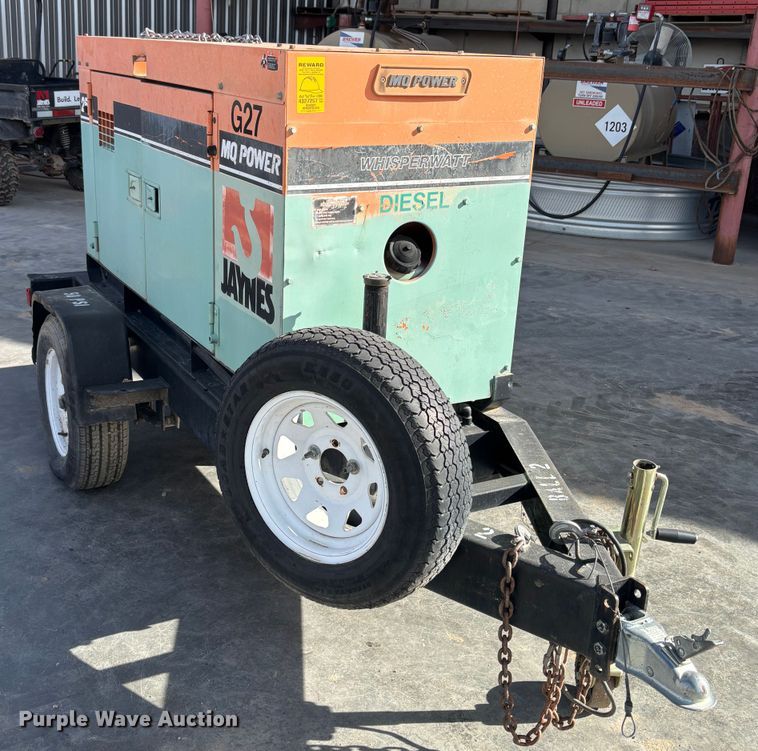 image for item EQ6002 Whisperwatt DCA 25SSIU generator