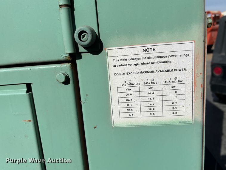 image for item EQ6002 Whisperwatt DCA 25SSIU generator