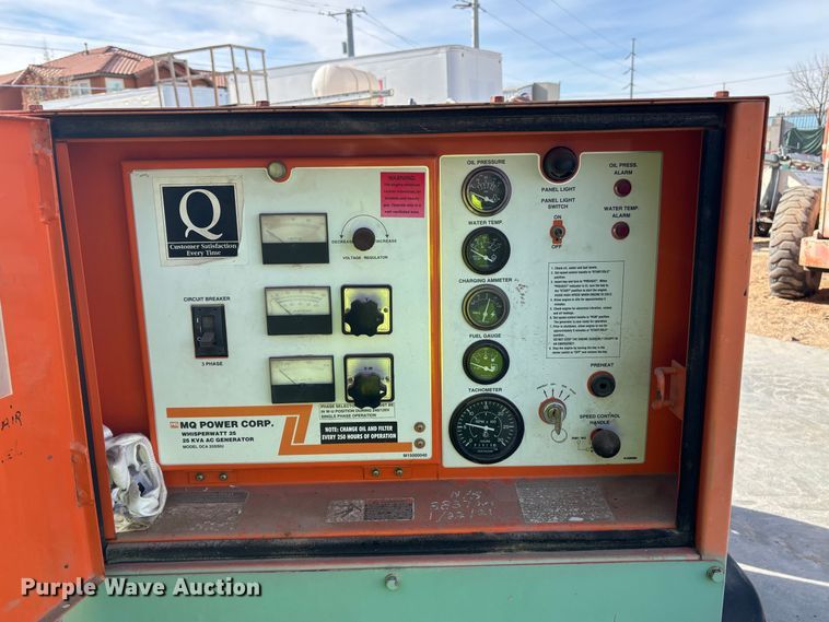 image for item EQ6002 Whisperwatt DCA 25SSIU generator