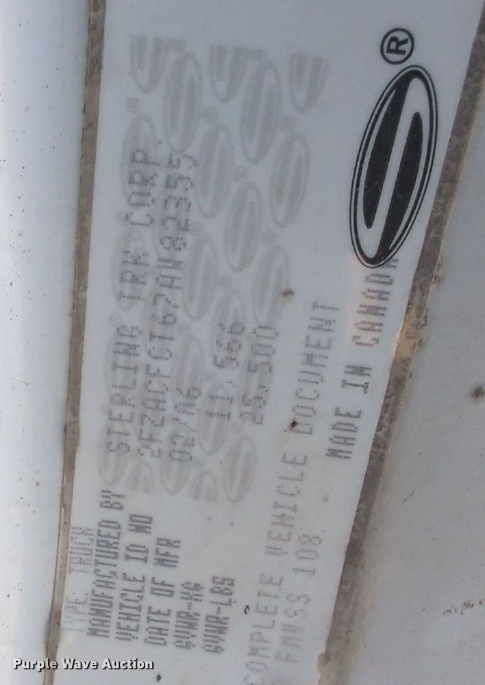 image for item ER4582 2007 Sterling Acterra flatbed truck