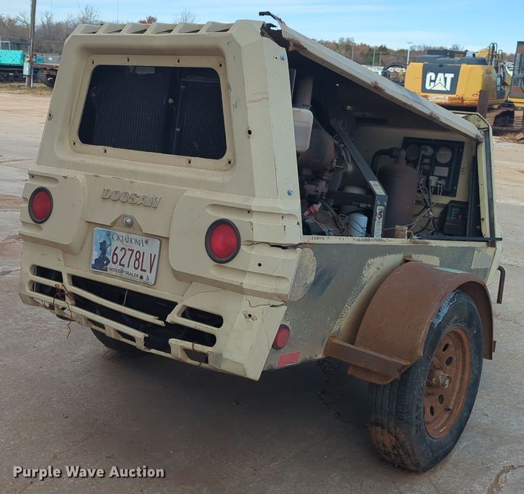 image for item ER4595 2013 Doosan P185 air compressor