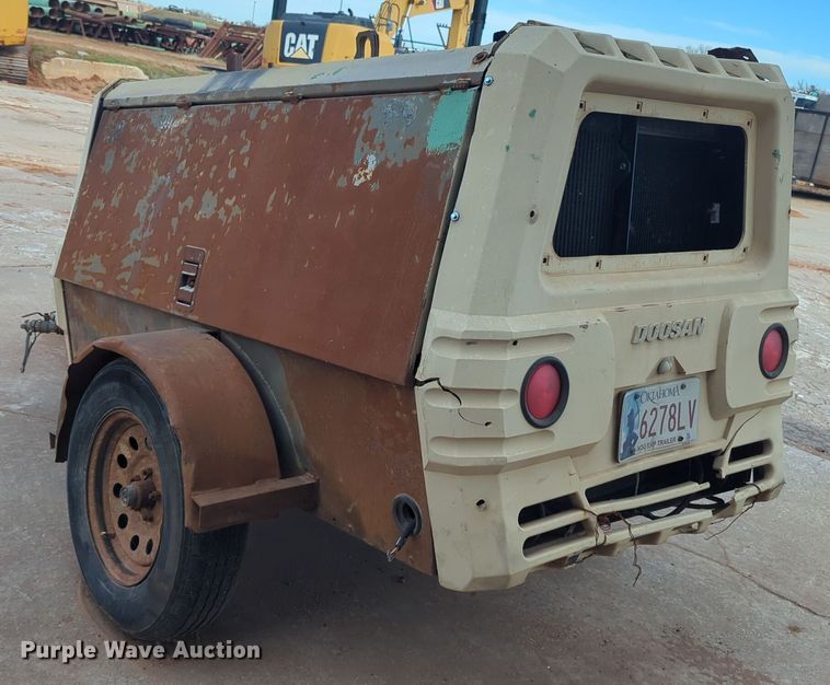 image for item ER4595 2013 Doosan P185 air compressor