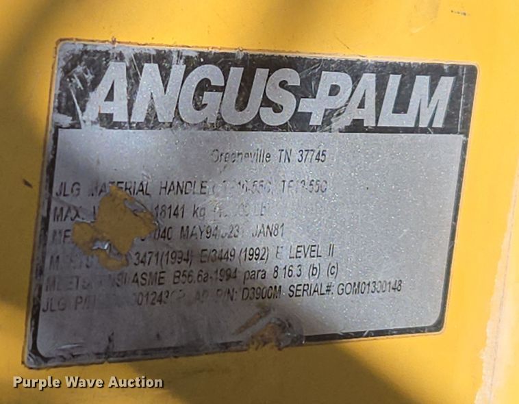 image for item ER5042 2008 Caterpillar TL1055 telehandler