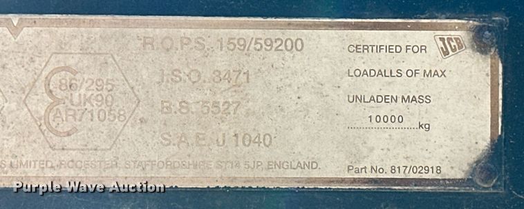 image for item ER8457 1993 JCB 506-36 telehandler