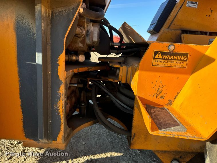 image for item LH9286 1981 Case DH4 trencher with trailer