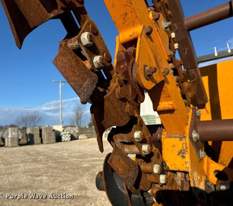 image for item LH9286 1981 Case DH4 trencher with trailer