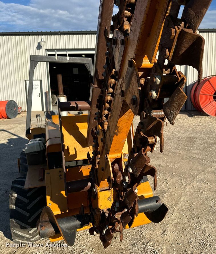 image for item LH9286 1981 Case DH4 trencher with trailer