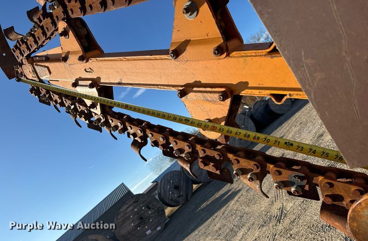 image for item LH9286 1981 Case DH4 trencher with trailer