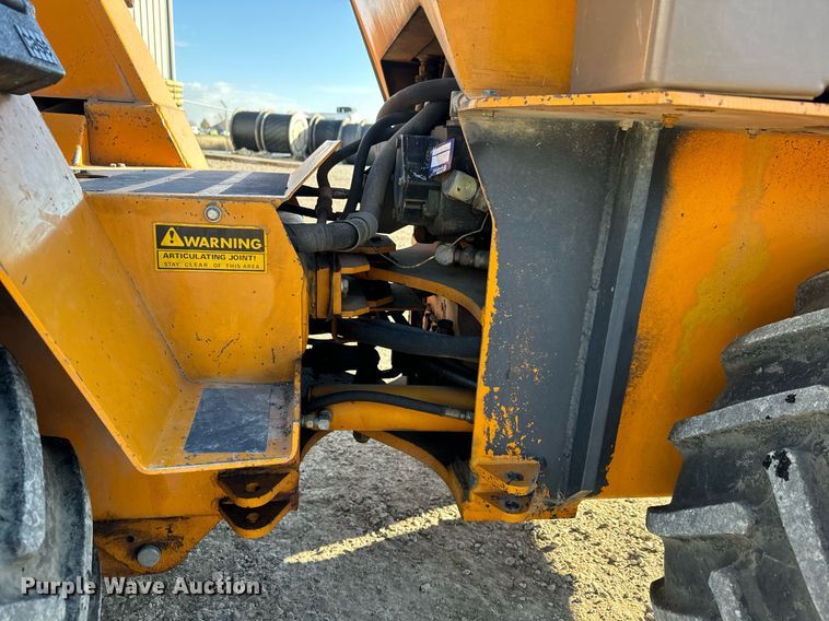 image for item LH9286 1981 Case DH4 trencher with trailer