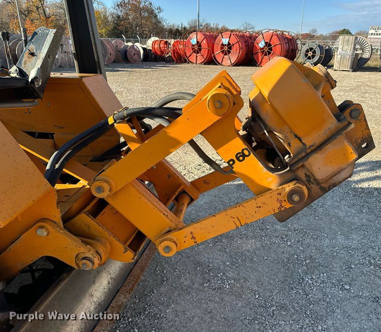 image for item LH9286 1981 Case DH4 trencher with trailer