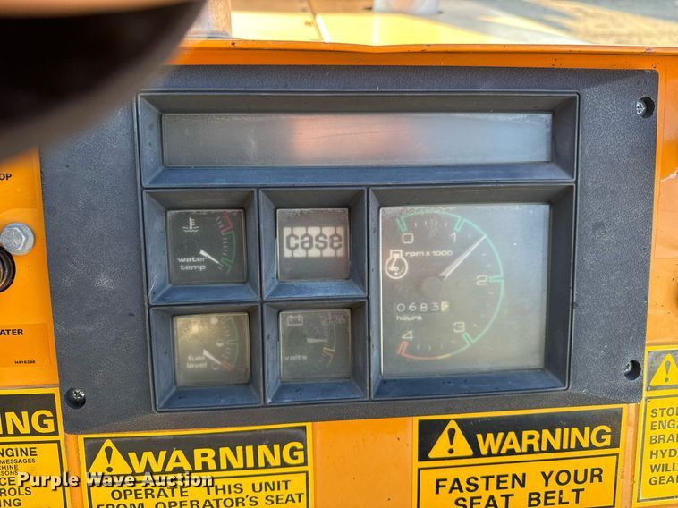 image for item LH9286 1981 Case DH4 trencher with trailer