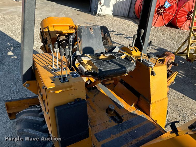 image for item LH9286 1981 Case DH4 trencher with trailer