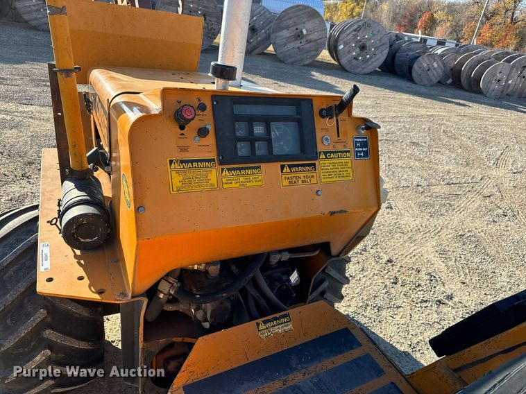 image for item LH9286 1981 Case DH4 trencher with trailer