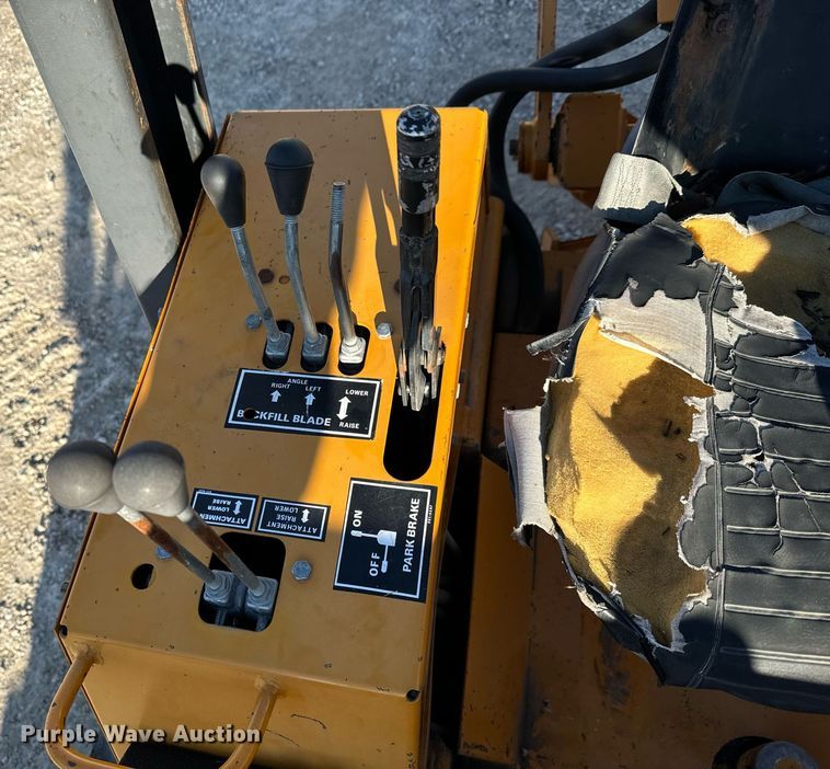 image for item LH9286 1981 Case DH4 trencher with trailer