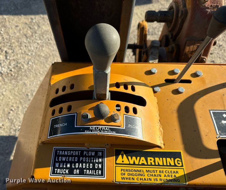 image for item LH9286 1981 Case DH4 trencher with trailer