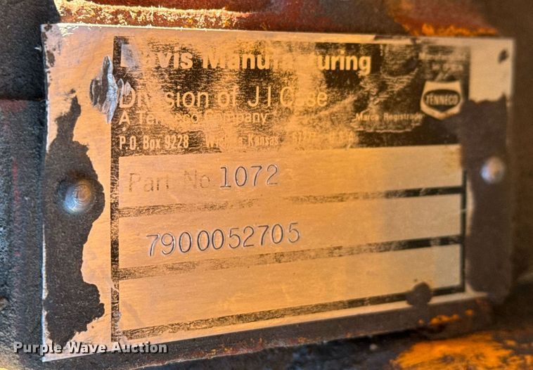 image for item LH9286 1981 Case DH4 trencher with trailer