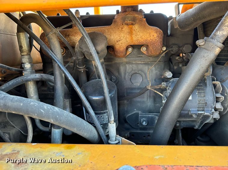 image for item LH9286 1981 Case DH4 trencher with trailer