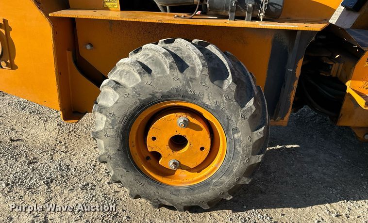 image for item LH9286 1981 Case DH4 trencher with trailer