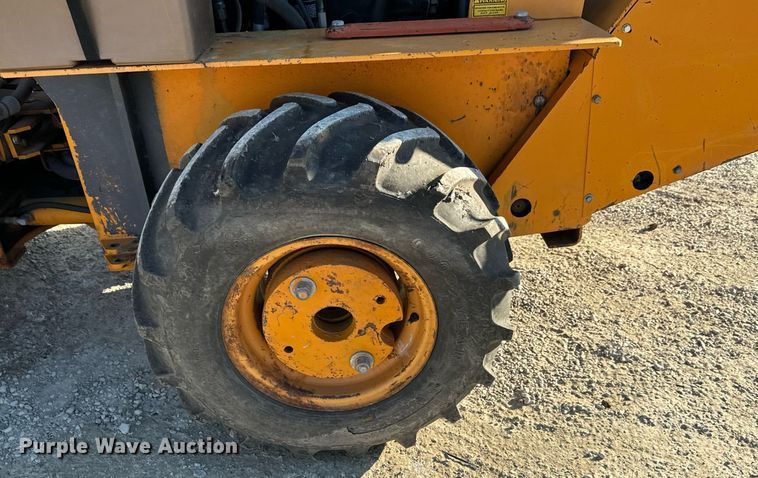 image for item LH9286 1981 Case DH4 trencher with trailer