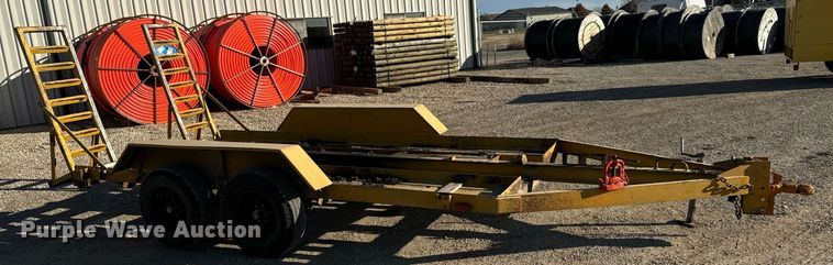 image for item LH9286 1981 Case DH4 trencher with trailer