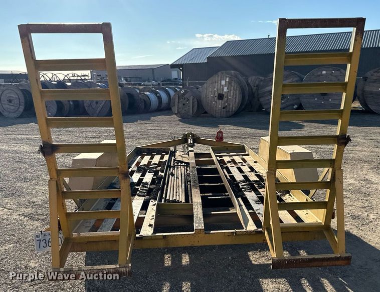 image for item LH9286 1981 Case DH4 trencher with trailer