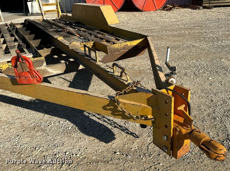 image for item LH9286 1981 Case DH4 trencher with trailer