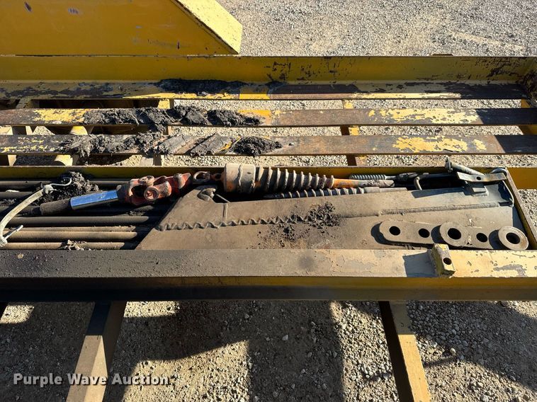 image for item LH9286 1981 Case DH4 trencher with trailer