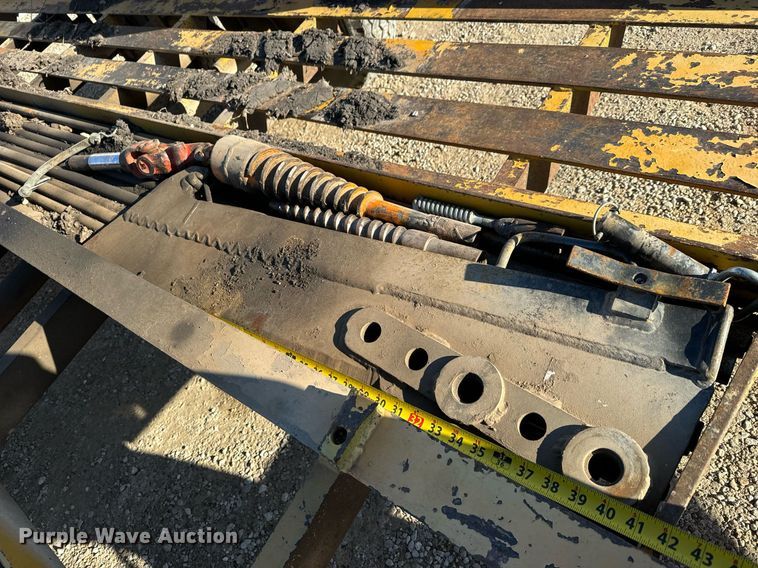 image for item LH9286 1981 Case DH4 trencher with trailer