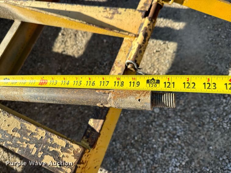 image for item LH9286 1981 Case DH4 trencher with trailer