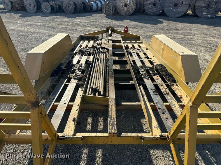 image for item LH9286 1981 Case DH4 trencher with trailer