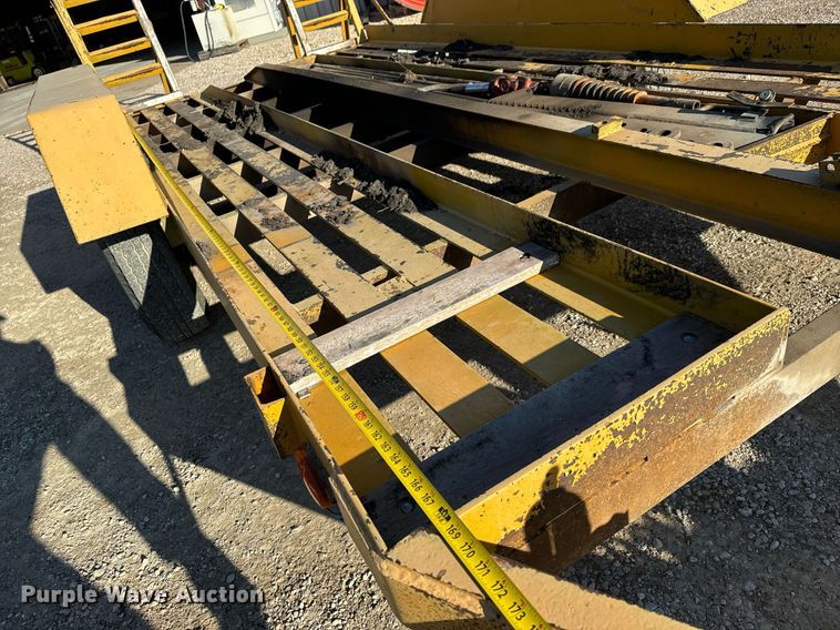 image for item LH9286 1981 Case DH4 trencher with trailer