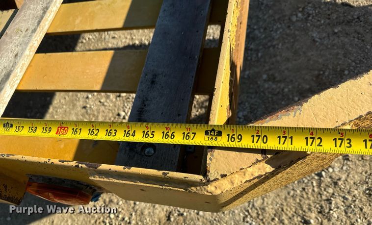 image for item LH9286 1981 Case DH4 trencher with trailer