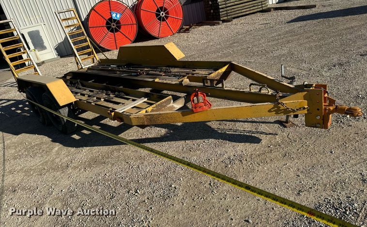 image for item LH9286 1981 Case DH4 trencher with trailer