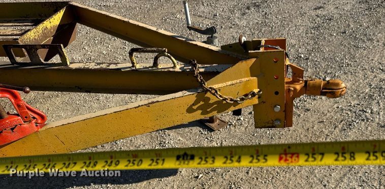 image for item LH9286 1981 Case DH4 trencher with trailer