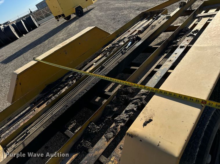 image for item LH9286 1981 Case DH4 trencher with trailer