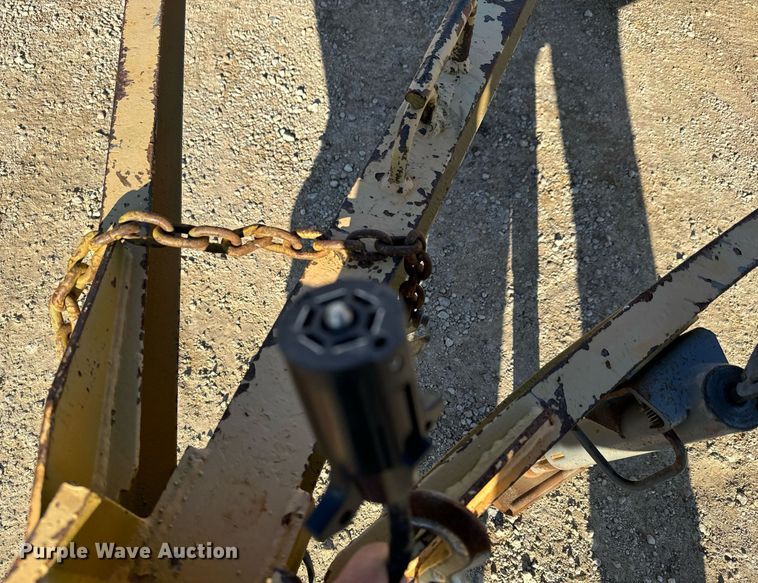 image for item LH9286 1981 Case DH4 trencher with trailer