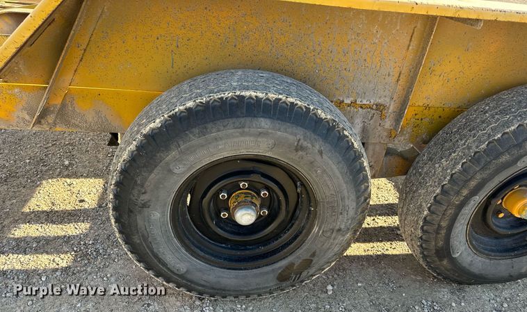 image for item LH9286 1981 Case DH4 trencher with trailer