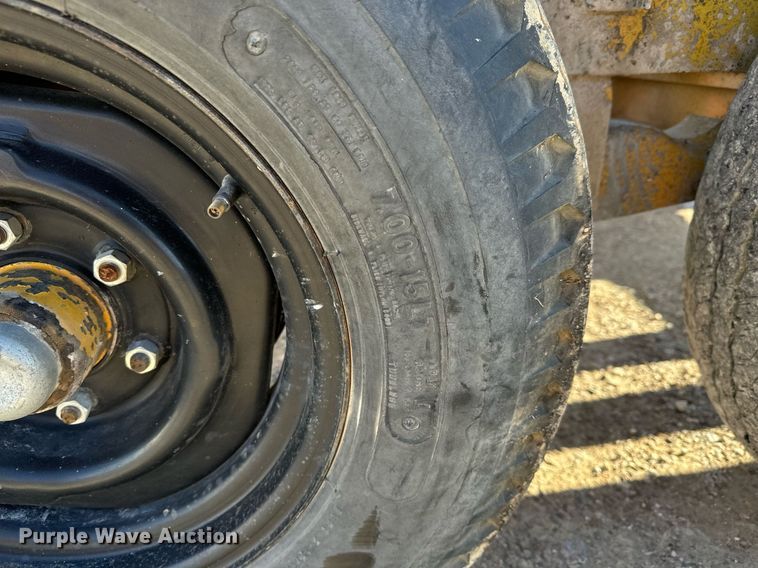 image for item LH9286 1981 Case DH4 trencher with trailer