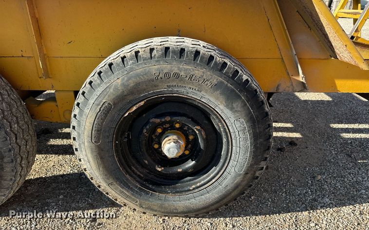 image for item LH9286 1981 Case DH4 trencher with trailer